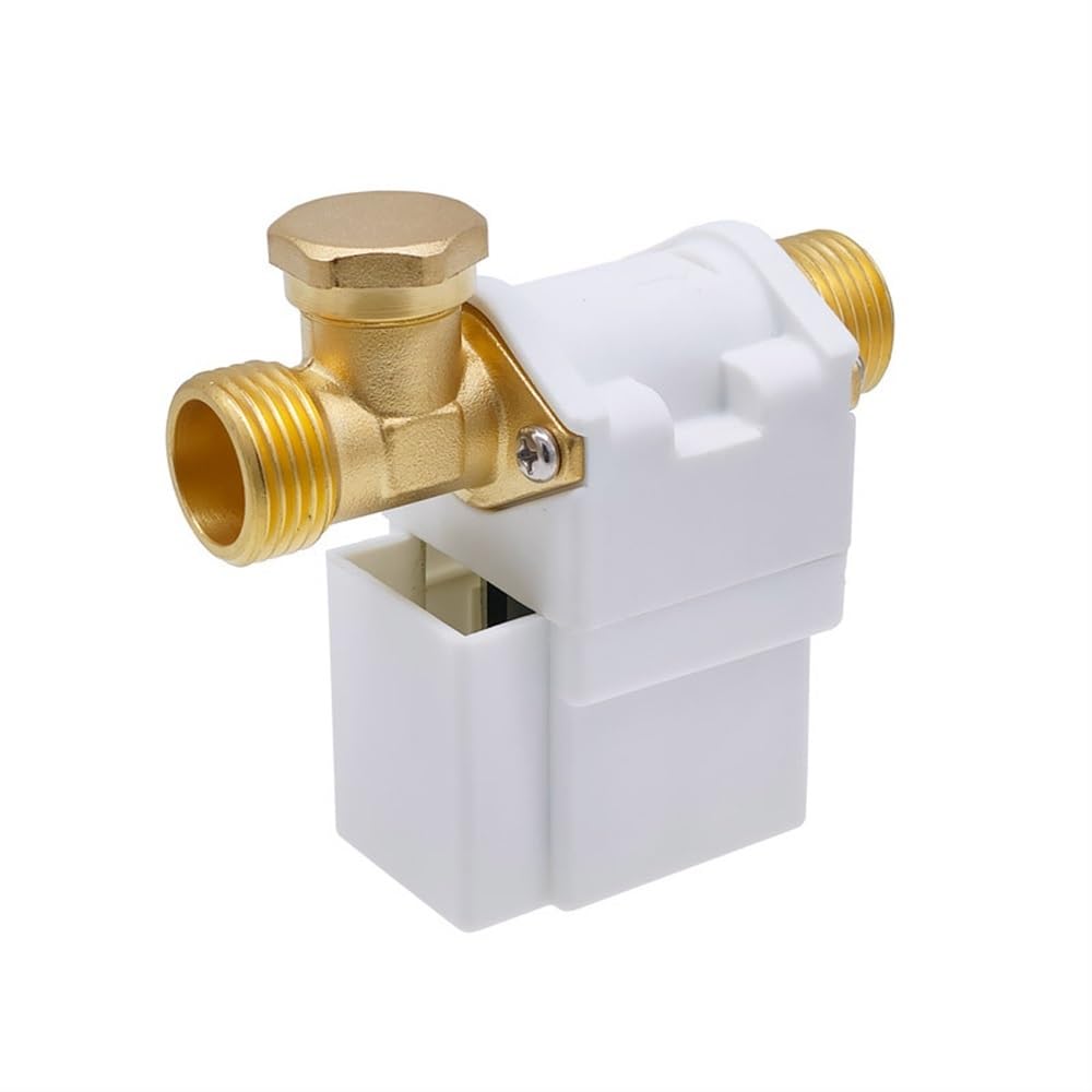 Anyaciy One Color Magnetic Solenoid Valve 12/24/220V Normal Close Pilot Valve, G1/2" Dn15 Inlet, Solar Water Heater Solenoid With Check Function 1Pc(220)