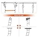 Emergency Fire Escape Ladder 5M, Quick-Deploy Safety Rope Ladder, Flame Resistant Evacuation Tool for Home, Portable Emergency Escape Ladder for Safe Rescue