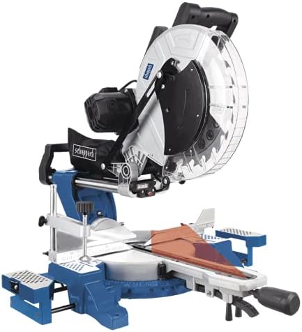 Bild 1 - scheppach Kappzugsäge HM140L Kappsäge Gehrungssäge beidseitig neigbar Set + scheppach Untergestell UMF1550 Maschinentisch | Belastbarkeit 150kg | 935-1945mm