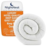 Anti Allergy Single Duvet 10.5 Tog - All Season Fluffy Quilt Luxury Hotel Quality Hollowfibre Ultra Soft Skin Friendly Warm Quilt Machine Washable