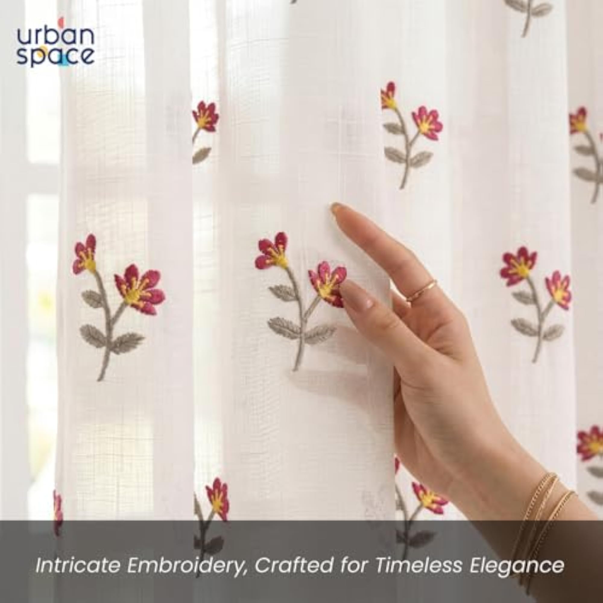 Cotton Sheer Curtain Pack of 1