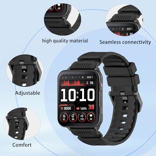 NOUKAJU Pack 2 Correas Repuesto para Garmin Venu X1 miniatura 2