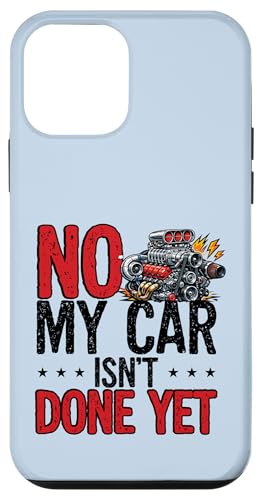 No My Car Isn't Done Yet �G���W�� �z�b�g���b�h ���J�j�b�N �X�}�z�P�[�X iPhone 12 mini �p