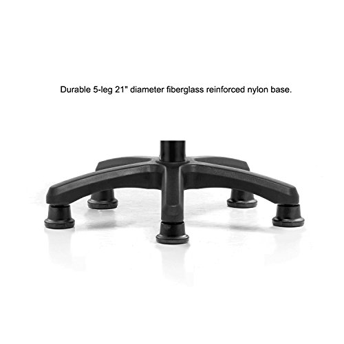Image of Perch Stationary Life Height Adjustable Stool | Medium Bench Height 20.5-28 inch | Imperial Blue Vinyl