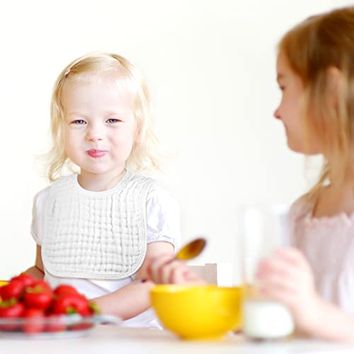 8 Pack Child Burp Fabric Muslin Units Unisex Bibs Muslin Burp Fabric Cotton Burp Rags Absorbent Gentle Burping Fabric(Darkish Colour) 6 415z6kPjReL