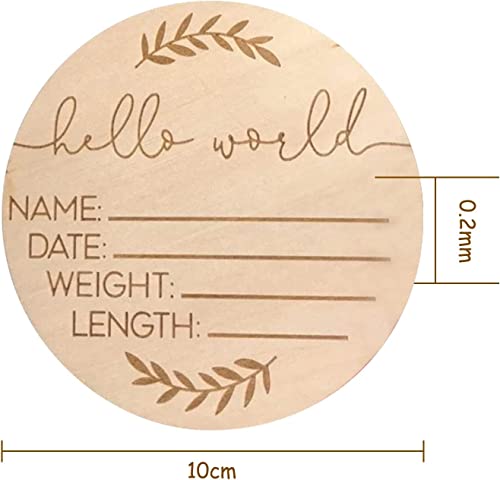 Image of Newborn signs, wooden baby announcement signs, birth announcement signs, baby name announcement signs for photos baby name signs kindergarten