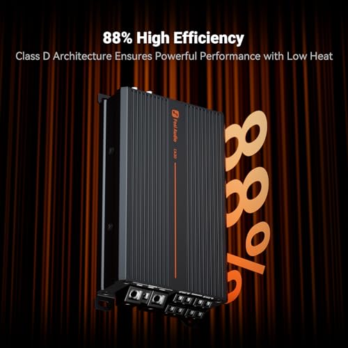 Image of Fosi Audio CA30 4 Channel Car Amplifier Mini Class D 400x4 400 Watts, Micro Compact Amp Mono Subwoofer, RCA /High Level Input, 320W 2 Bridgeds, Low Noise HiFi for Vehicle Stereo Audio Sound System