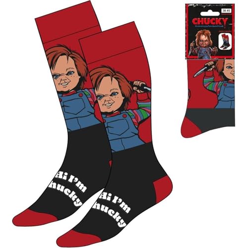 Calcetines infantiles con diseño de Chucky – Comodidad y estilo para niños con su personaje favorito
