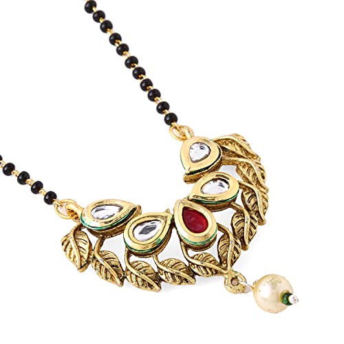 Traditional Beads Plated Nallapusalu Chains, Elegant Design
