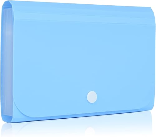 REEMTOO Organizador de archivos de acordeón, organizador de cupones, organizador de carpetas, mini cartera organizadora para cupones, recibos,