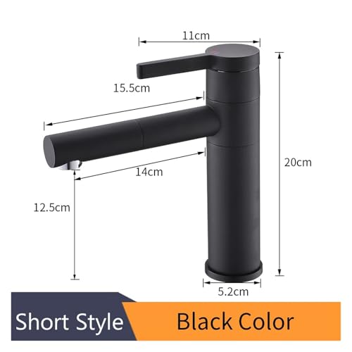 Grifo de lavabo de latón para baño sofisticado sobre encimera 3