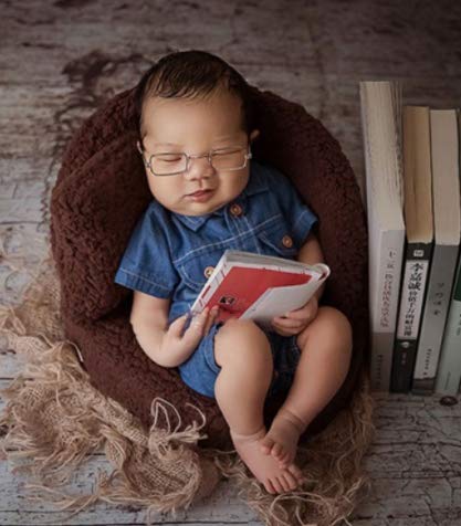 Image of BabyMoon NewBorn Photography Props Baby Photoshoot Props Costume Baby Props for Photoshoot (Denim)
