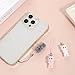CIATBYYJ 3 Pcs Cute Cat Phone Charm, Adorable Y2K Phones Case Charm Kit, Kawaii Charms for Phone Case Matching with Cases Bag Keychain Camera Purse Wallet (Pink White Gray)