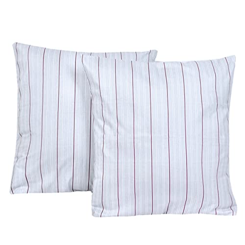 Housses de coussin pour canapé et chambre en coton blanc