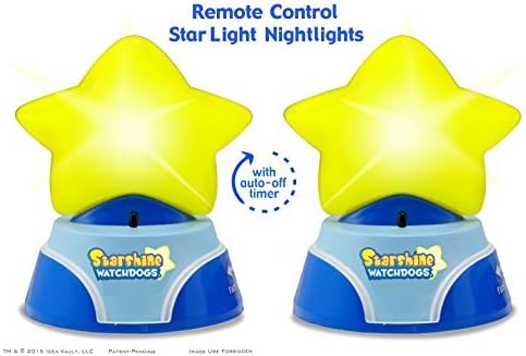 Remote Control Kids Night Lights Used with Starshine Watchdogs Talking Soothing Bedtime Toys. Place Star Lights Anywhere - Even Under The Bed!