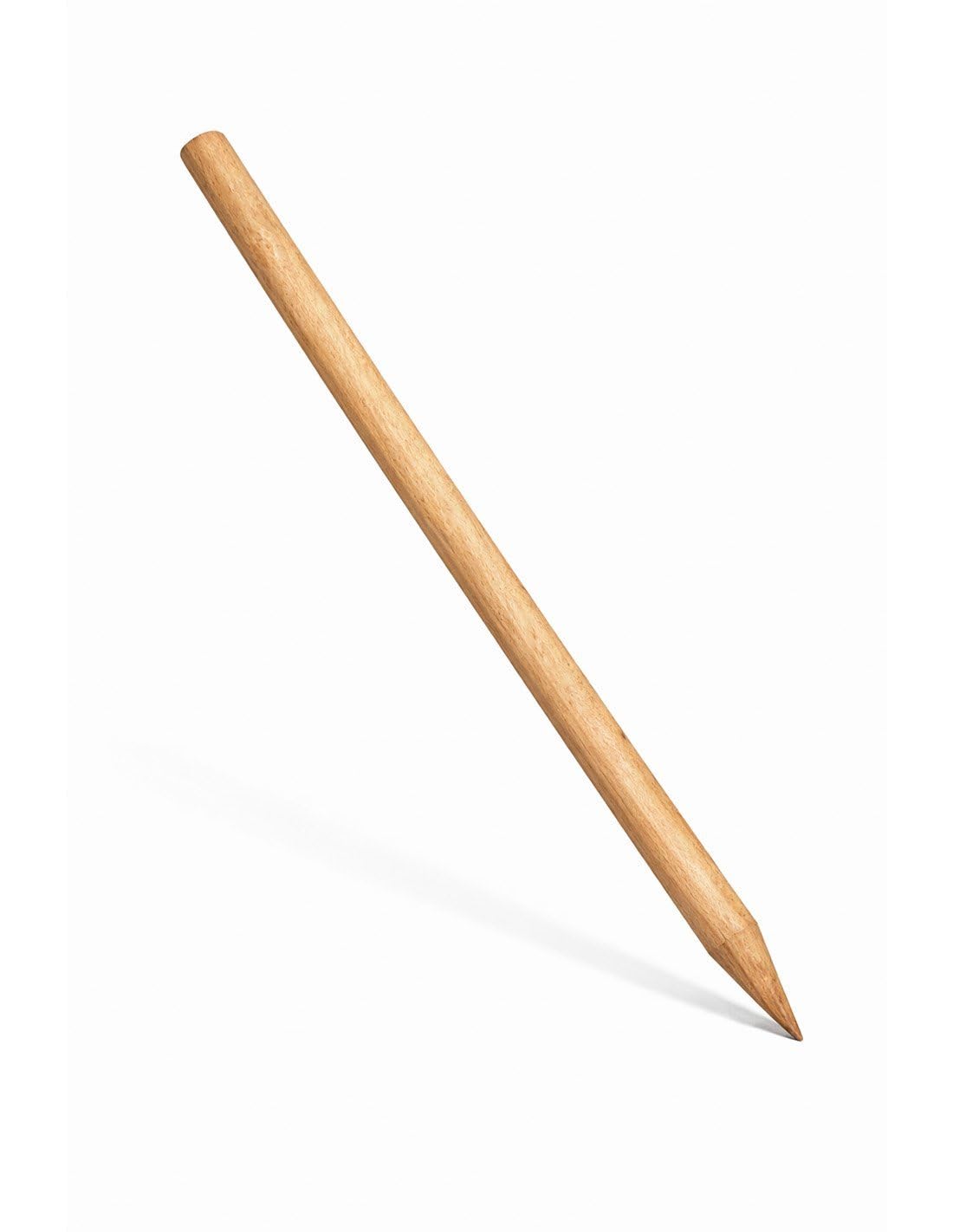 Jardin202 - Palo de Madera Tratada con Punta para Sombrilla de Brezo o Esparto | Poste Exterior Parasol | Largo 2.5m x Diametro 9.5cm