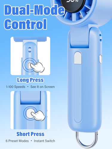 Portable Camping Fan Rechargeable LED