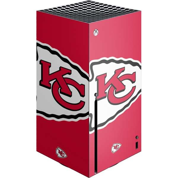 Skinit Decal Gaming Skin Compatible with Xbox Series X Console - Officially Licensed NFL Kansas City Chiefs Large Logo Design