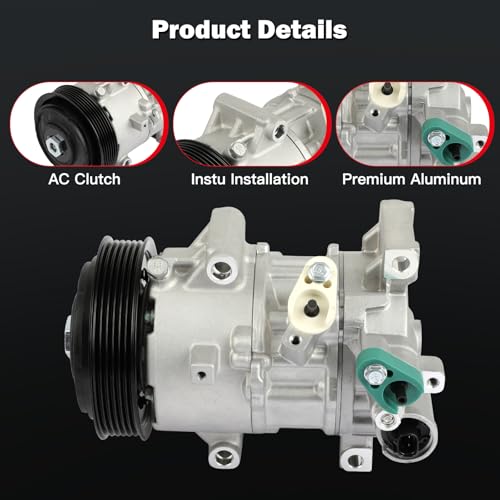 Image of CCIYU AC Compressor w /Clutch for Toyota Corolla iM 1.8L 2017-2018