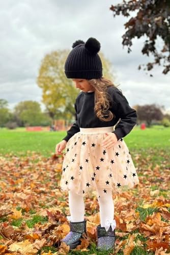 Image of Arshiner Toddler Girl Clothes Long Sleeve Pullover Sweatshirt and Tutu Skirt 2 Piece Outfits Kids Clothing Set Party Dress