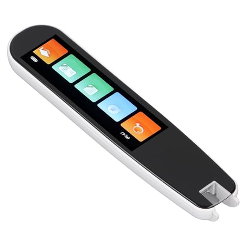 Abadía Compacta de Escaneo Inteligente con Soporte de Video Sincronizado, Proyección TV MP3 y Duración la Batería Larga, Ideal para Estudiantes y Entusiastas del Idioma