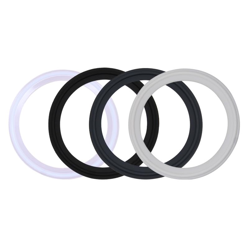 PTFE Flat Washers, PTFE Tri Clamp Gasket Sanitary Clamp Seal Washers 10 Pcs 0.2mm Thickness Multiple Sizes(159mm*183mm)