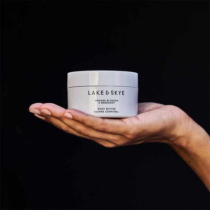 Lake & Skye Orange Blossom + Bergamot Body Butter – 4.94 oz Hydrating, Essential Oils, Vegan - Image 6