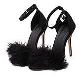  Damen High Heel Pumps Sandalen Party Schuhe Damen Riemchensandaletten Schuhe