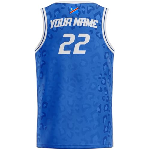 Camiseta Congo baloncesto CG-124 de tirantes con los colores oficiales de la bandera