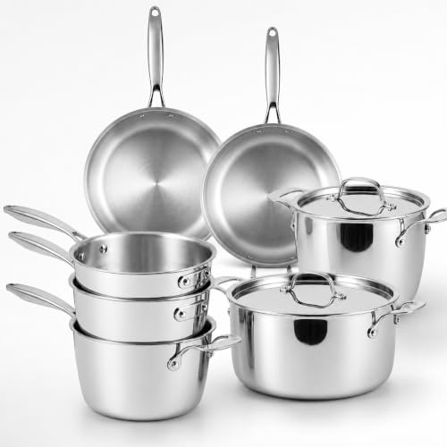 Nuwave Pro-Smart 9-Piece Stainless Steel Cookware Set