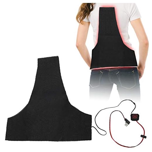Vbestlife USB Clothes Heating Pads Winter Heated Alloy Fiber Heating USB Back Pads Electric Waterproof Warm Clothing Kit, Washable and Temperature Adjustable Electric Heating Pad DIY Electric Heat