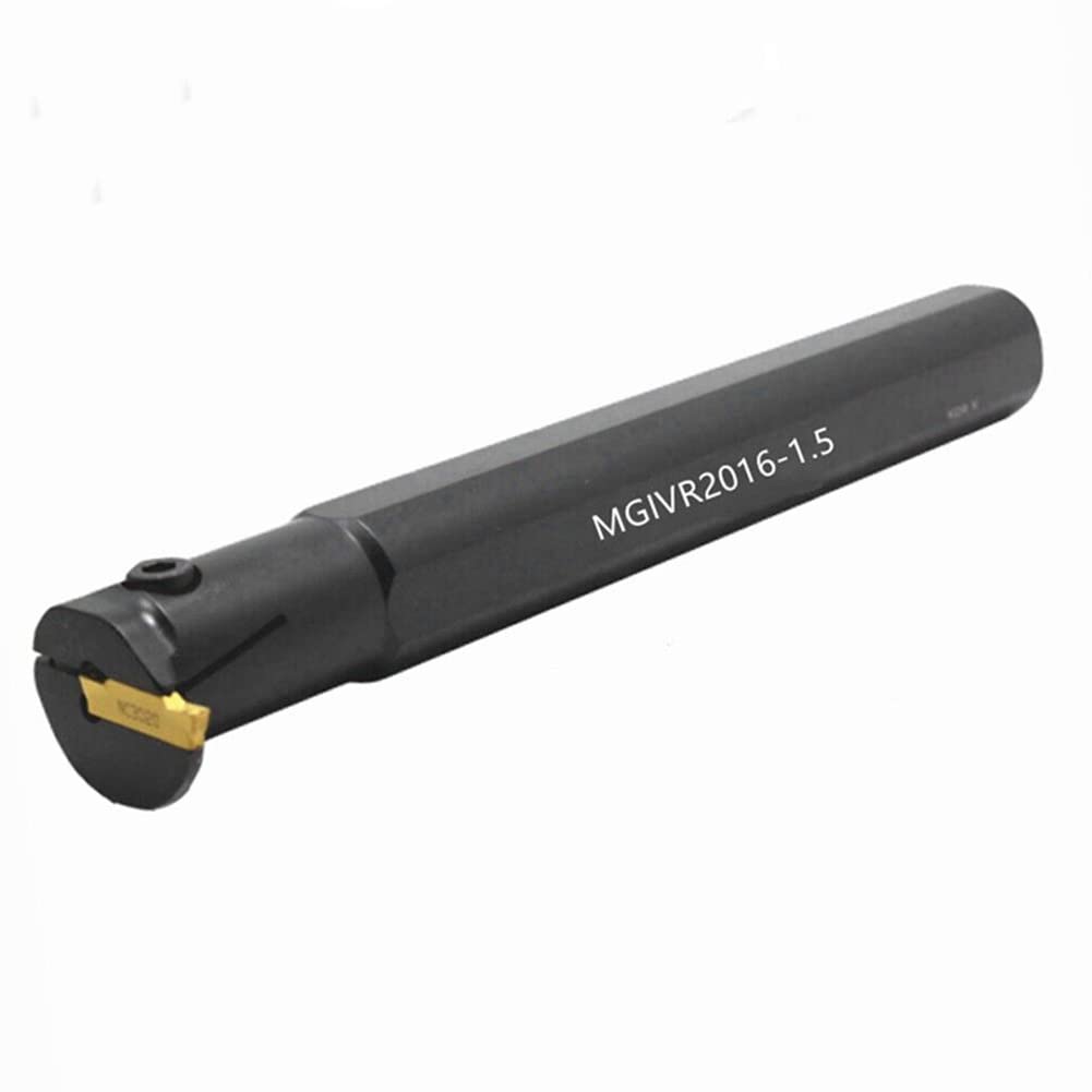 MGIVR2016-1.5 - Supporto per scanalatura interna CNC + 10 inserti in metallo duro MGMN150-G + 1 chiave inglese