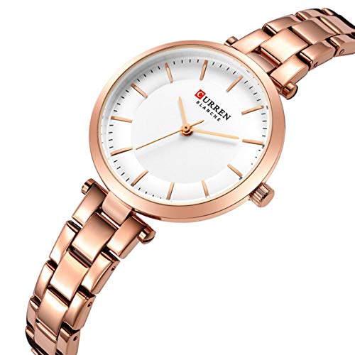 WUYANSE - Reloj de Pulsera para Mujer, Moderno, de Cuarzo, con Reloj Impermeable
