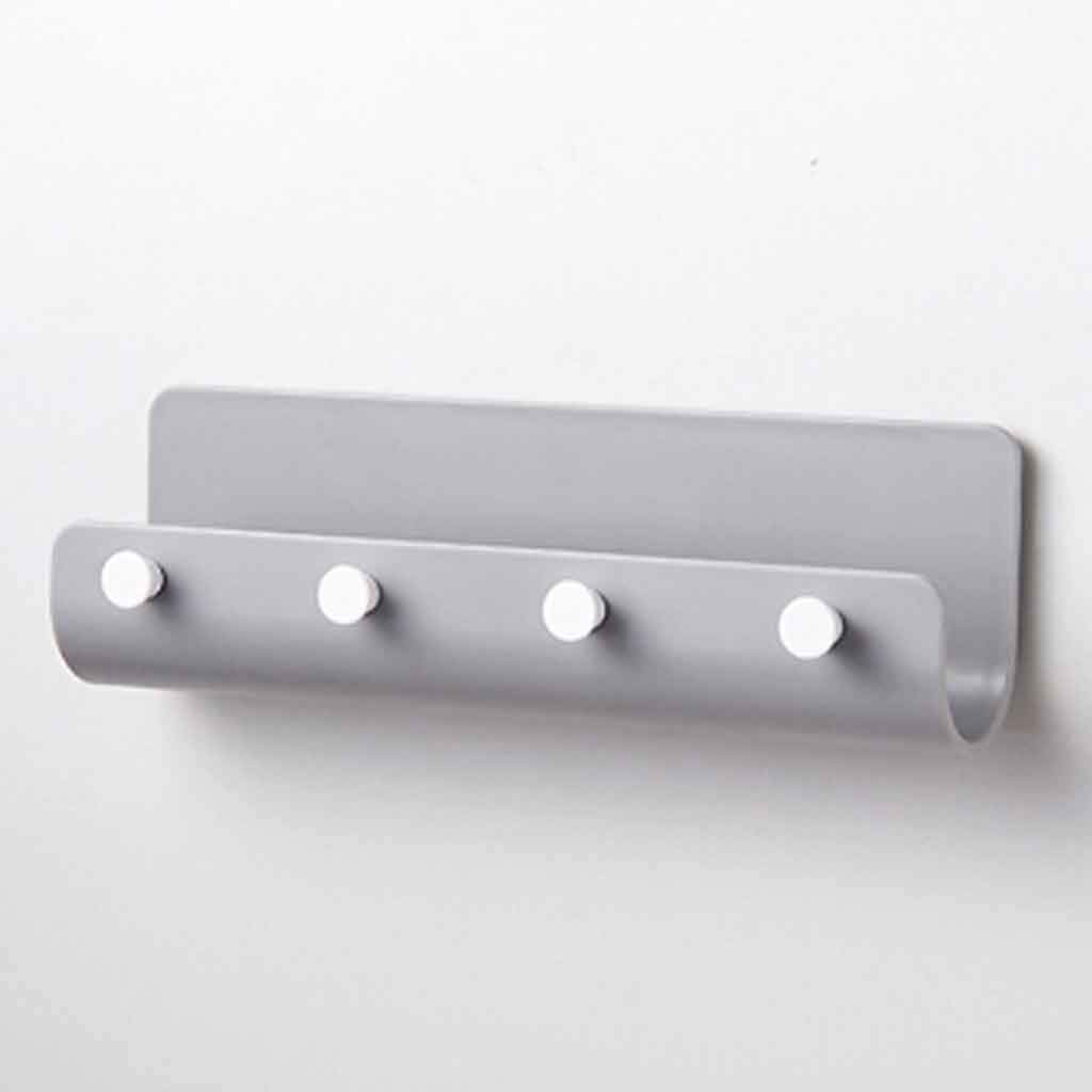 MOBYGKFY Kitchen Bathroom Hanger Hook Home Adhesize Hooks Key Holder Wall Hook Home Organizer(Wit)