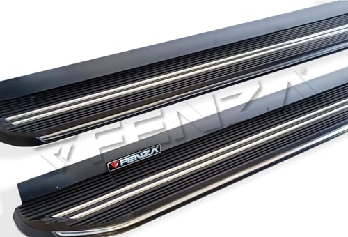 Estribos Laterales Negros con Cromo para Toyota Corolla Cross miniatura 1
