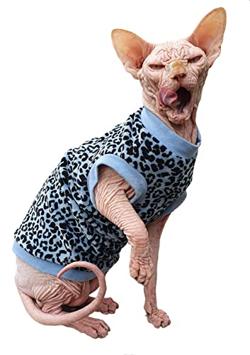 Tee-shirt pour chat Sphynx en velours bio contre le froid et les irritations