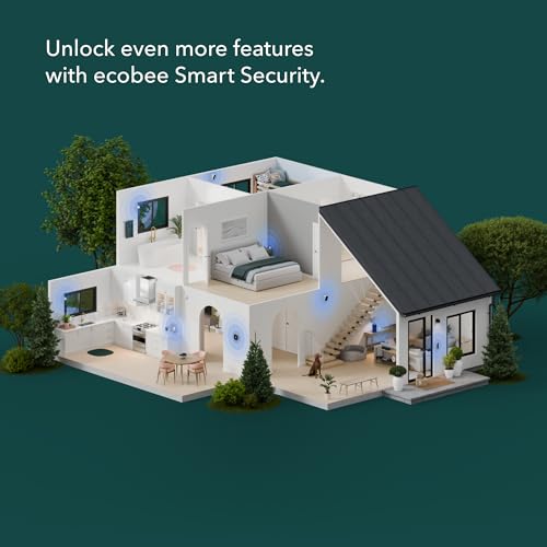 Image of ecobee Security Bundle Pack Smart Doorbell Camera (Wired) + SmartSensor for Doors and Windows (2-Pack)