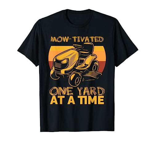 Mowtivated - Cortacésped para hombre Camiseta