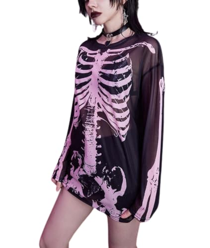 Disfraz de esqueleto para mujer ideal en fiestas temáticas y noches de Halloween 2