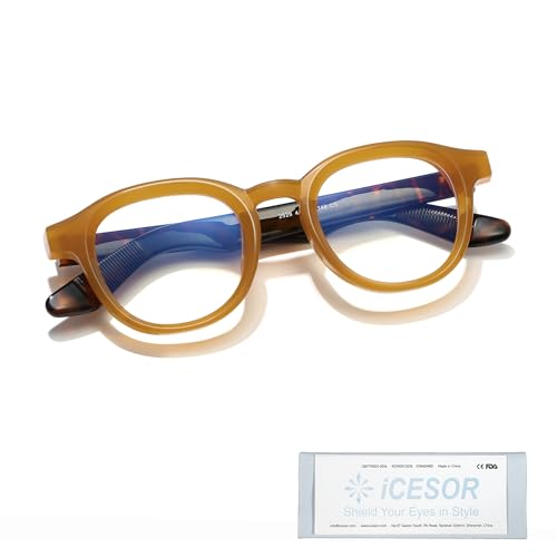 Image of Retro Blue Light Blocking Glasses Lightweight UV400 Anti Eyestrain Protection TV Computer Gaming for Women