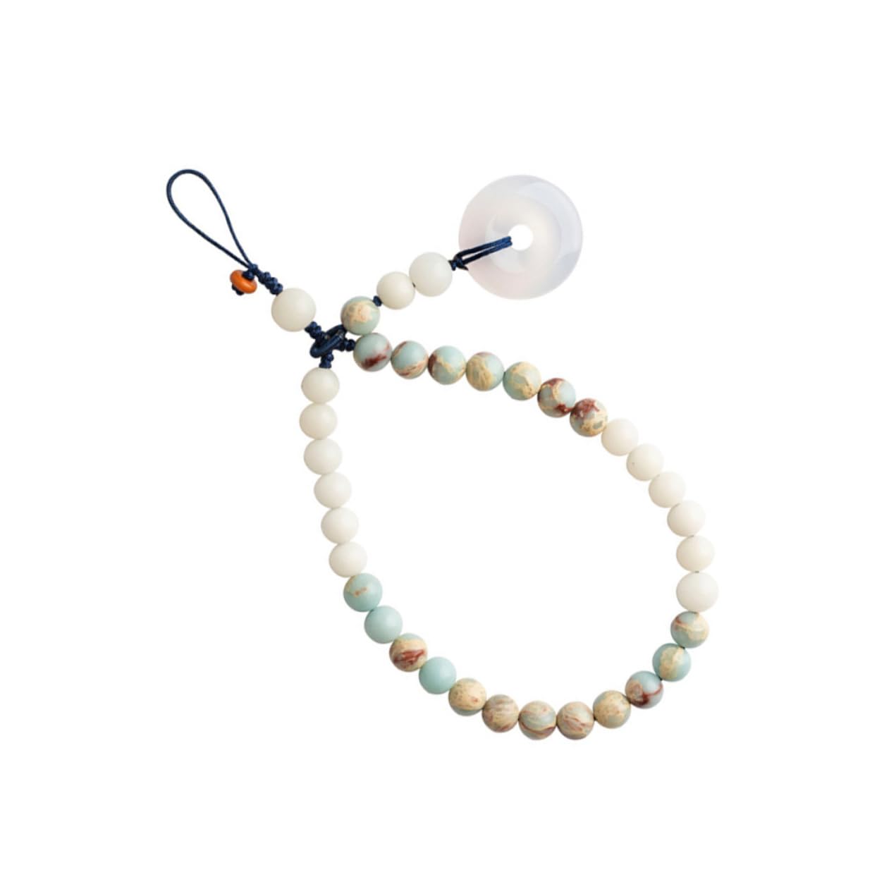 Uonlytech 2 Uds Cadena Colgante De Piedra De Jade Colgante De Cadena-Correa Perdida Decoración Cuerda Colgante Cordón Correa De Muñeca De Cuerda Corta