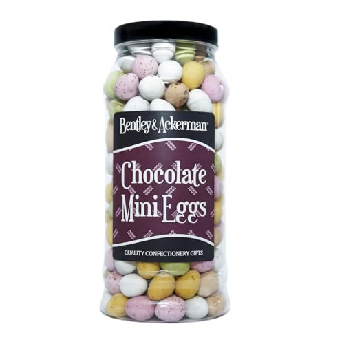Chocolate Mini Eggs - (660g) Original Mini Eggs in a Gift Jar by Bentley & Ackermans Sweet Shop.