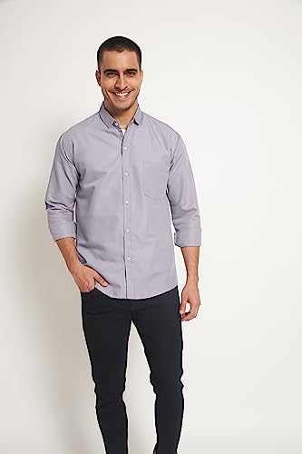 Image of SWADESI STUFF Ragular Fit Full Sleev Solid Casual Regular Fit Shirt For Men