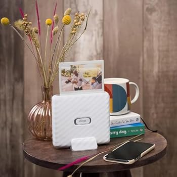 instax Fujifilm Wide Link Smartphone Printer, Ash White : Amazon