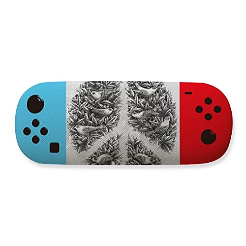 Étui de rangement pour lunettes symbole de la paix pour vos voyages et sorties quotidiennes