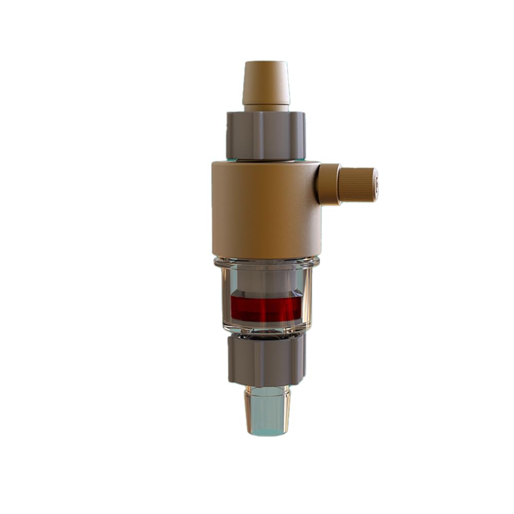 MiOYOOW Zewnętrzny dyfuzor CO2, szybkie wkładanie, atomizer CO2 z przezroczystym okienkiem, rafinator dwutlenku węgla do akwarium 12/12 mm, 16/16 mm, 22/22 mm