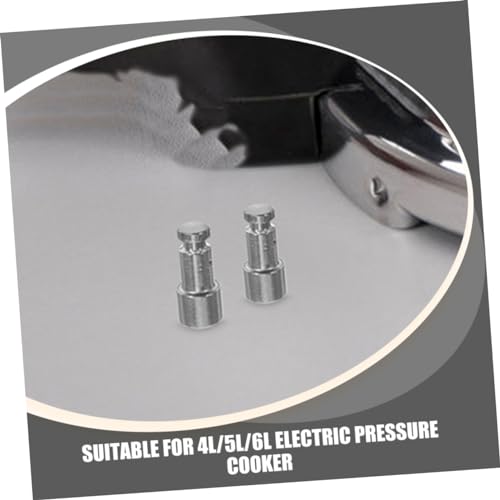 Kit de 6 válvulas flotantes para ollas eléctricas a presión, con anillos de sellado, repuestos fáciles de instalar miniatura 3