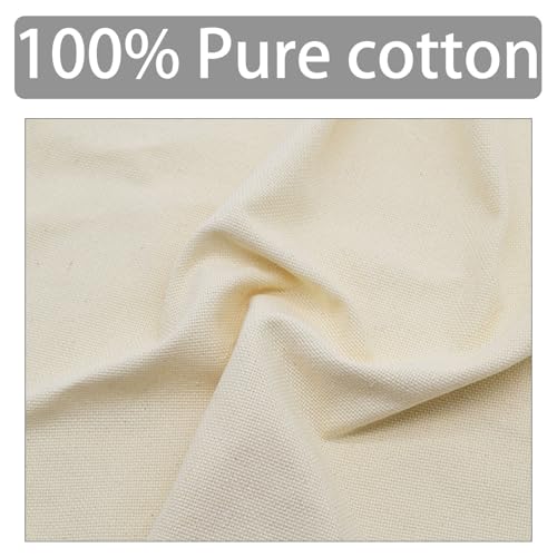 Image of Punch Needle Monk Cloth, Punch Needle Fabric, Embroidery Fabric for Sewing Embroidery Art Crafts Favors, 3 PCS, 15.75 x 15.75 Inch