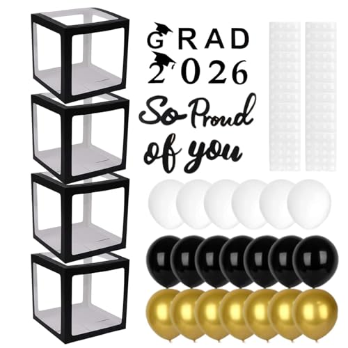 Décorations de classe 2026 | de ballons et boîtes de dragées, décorations pour votre fête de remise des diplômes 2026 - Pour l'école secondaire,...