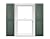 Polaris Homeside Open Louver Vinyl Shutters (1 Pair) 14-1/2in. x 35in. - 046 Pine
